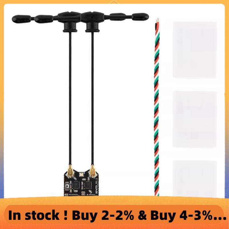 RP4TD ExpressLRS 2.4 Ghz Nano Receiver ในตัว Dual TCXO 2x100mW 2.4G ELRS RX สําหรับ FPV Long Range R