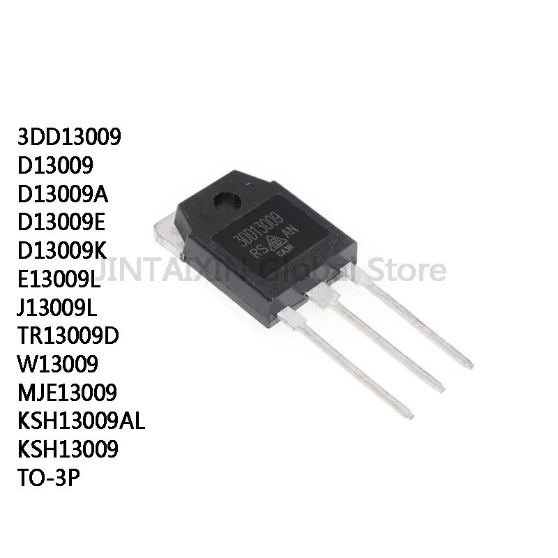 5 ชิ้น 3DD13009 D13009 D13009A D13009E D13009K E13009L J13009L TR13009D W13009 MJE13009 KSH13009 W-3