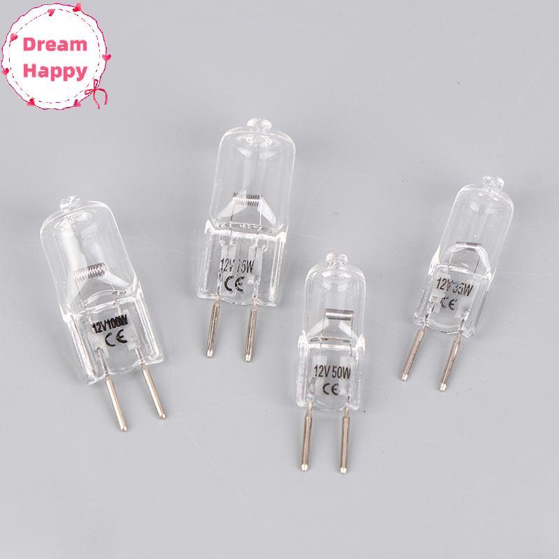 DreamHappy 1 PC G6.35 12V 20W 35W 50W 70W 100W หลอดไฟทํางานหลอดไฟ G6.35 Aroma โคมไฟ G6.35 กล้องจุลทร