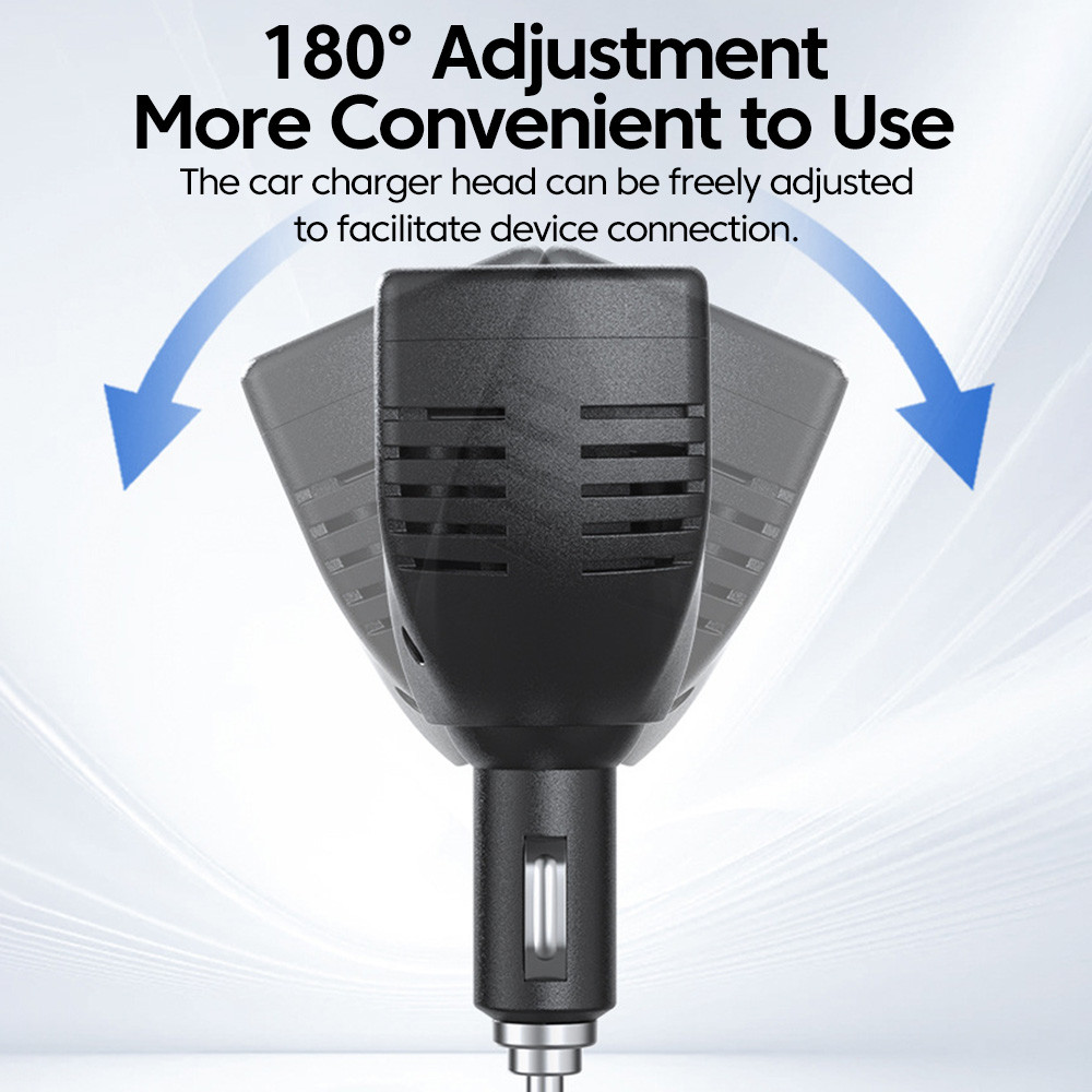 150W รถอินเวอร์เตอร์ DC 12 V/24 V to AC 220 V ปฏิบัติบุหรี่ไฟแช็กอะแดปเตอร์ QC3.0 USB Fast Charger - รูปที่ 2