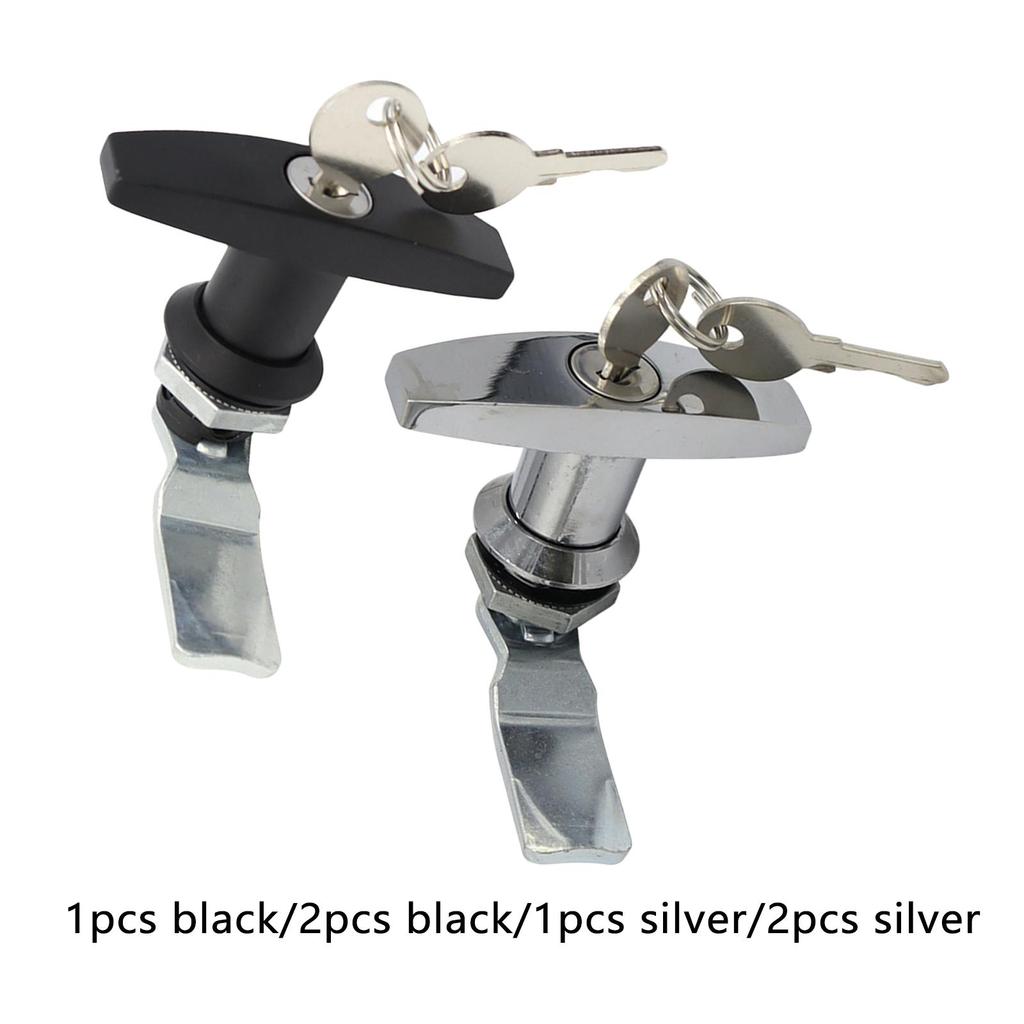 [Lszcx6l] Rust Proof T SHAPE Handle Lock with Keys Caravan Canopy Locks Accessories