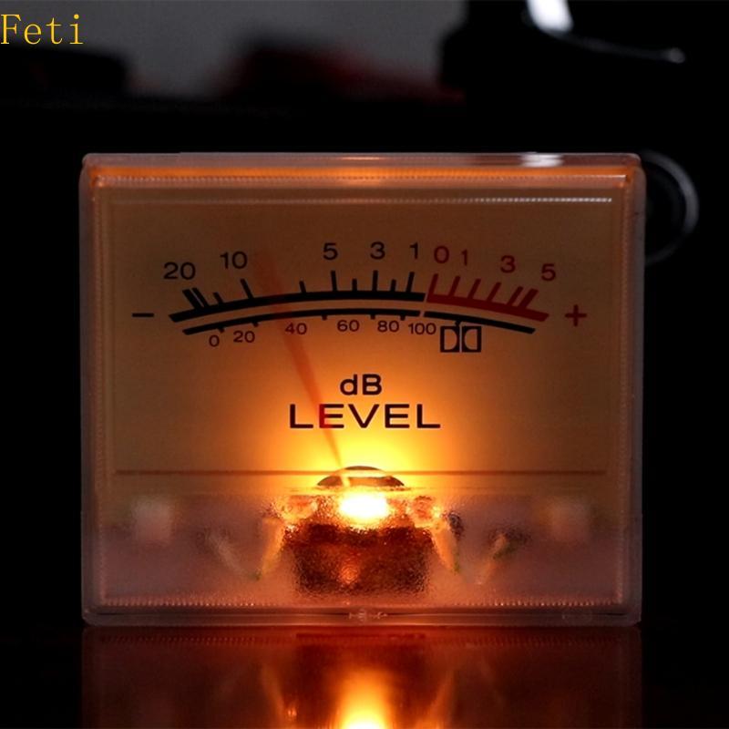 Feti Dial Typ VU Meter เครื่องวัดเครื่องขยายเสียงความแม่นยํา เครื่องวัดระดับ Backlit