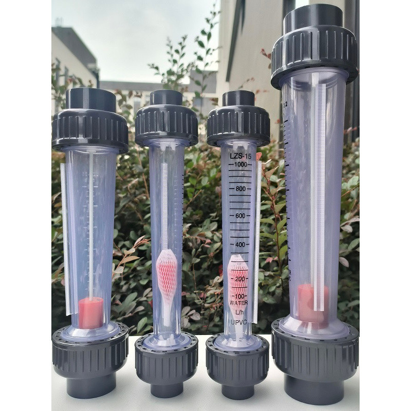 หนาทนต่อการกัดกร่อนคุณภาพสูง LZS15/20/25 ท่อลอยเครื่องวัดการไหลของน้ําของเหลวพลาสติกเครื่องวัดการไหล