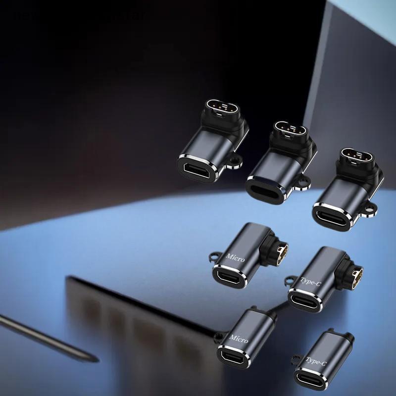 Newwellknownstar 1 ชิ้น Smart Watch Chargering Converter สําหรับ Fenix 7 7X 5S 6 6X 6S PRO ประเภท C 