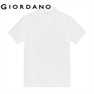GIORDANO เสื้อโปโลผู้ชาย Men's Slim Waffle Polo 01015353