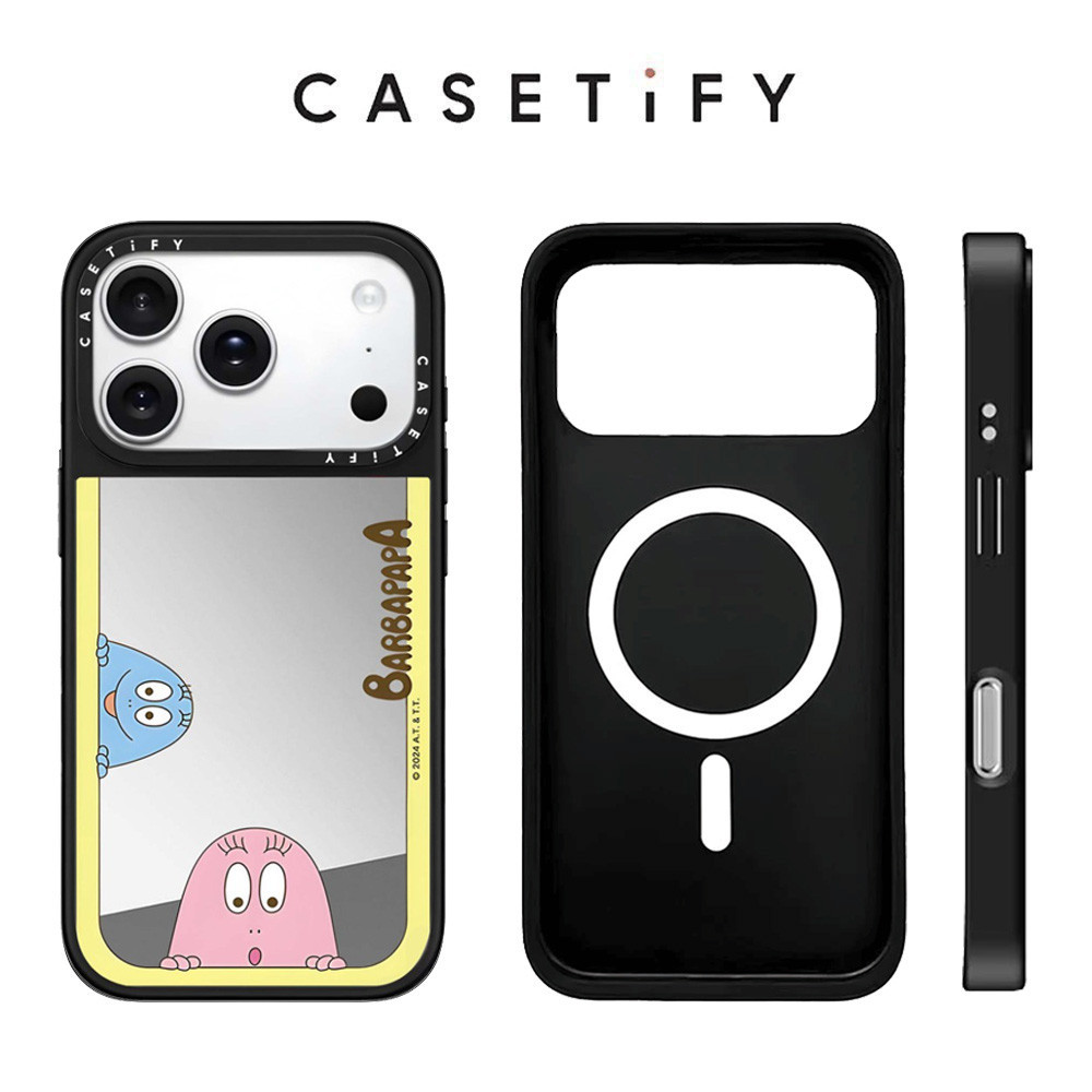 แม่เหล็กเม่นมอนสเตอร์กระจกเคสโทรศัพท์สําหรับ ไอโฟน 17 มือโปร สูงสุด 17อากาศ 16 15 14 13 12 11 ปลอกกันกระแทก - รูปที่ 2