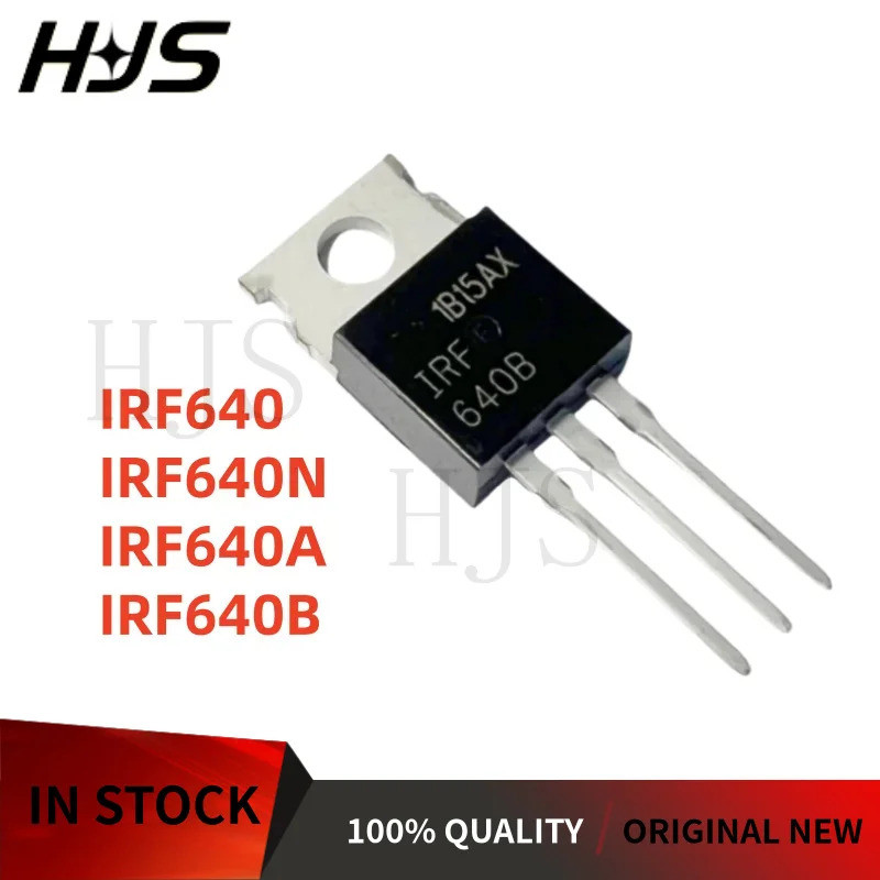 5PCS IRF640 IRF640N IRF640A IRF640B MOS field-effect ทรานซิสเตอร์ TO-220 ในสต็อก