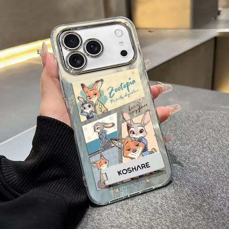 💖Novel💖-เคสนิคฟอกซ์ ซิตี้ ออฟ จูดี้ พร้อมขาตั้ง เคส iPhone 17PROMAX เคสไอโฟน 13PRO 16PRO 15 14PLUS 12 11-CHXYSJK9 - รูปที่ 2