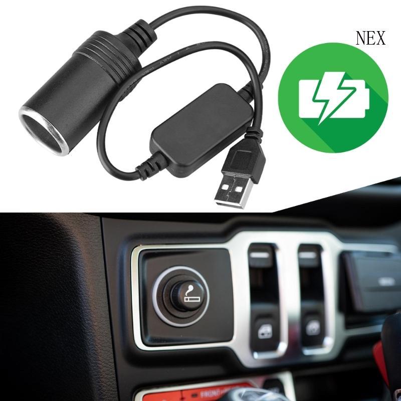 NEX USB 5V ถึง 12V อะแดปเตอร์ไฟแช็ก USB 5V 2 4A ถึง 12V 1A Step Up Car