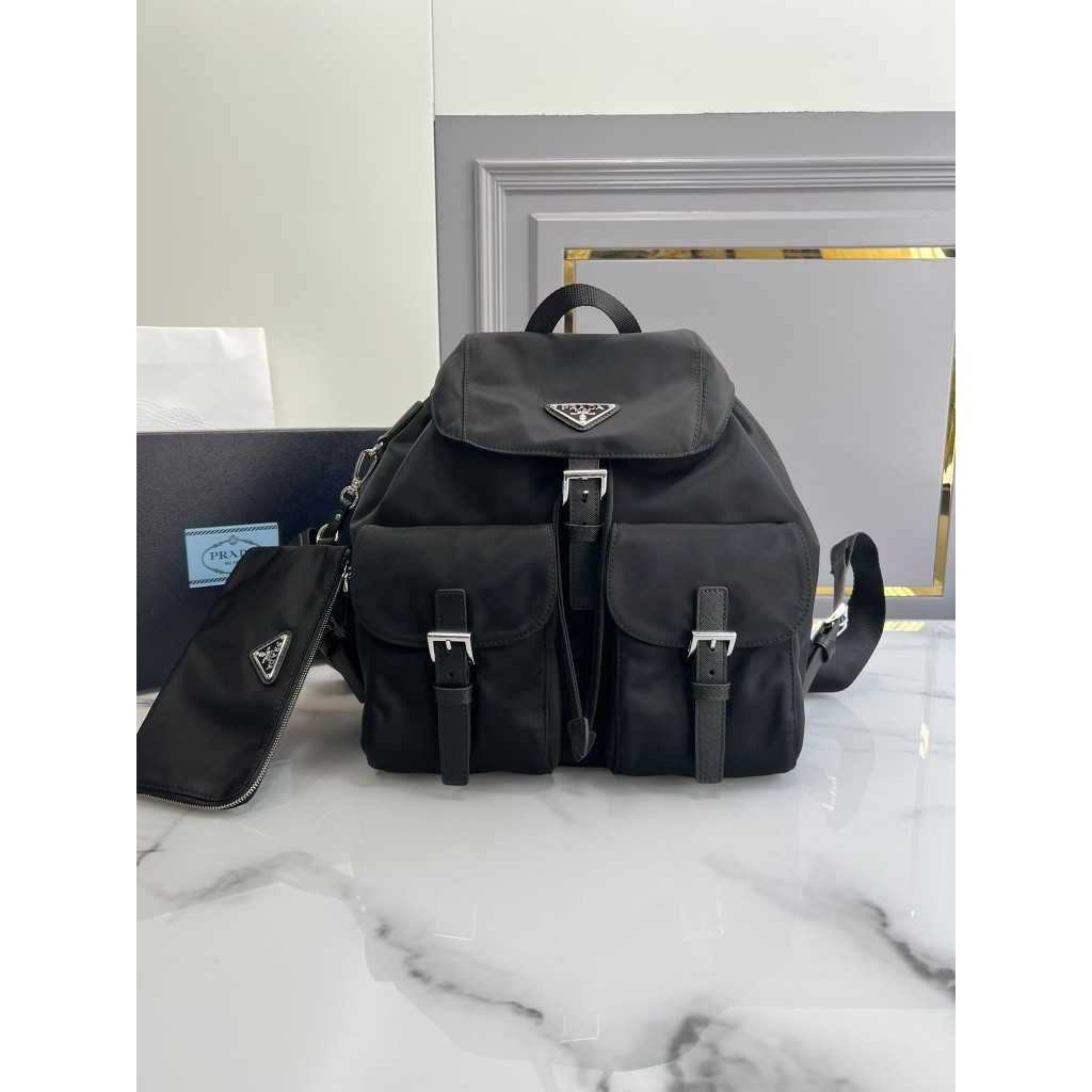 PP/ยอดนิยม 1BZ811 กระเป๋าเป้ไนลอนผู้หญิง