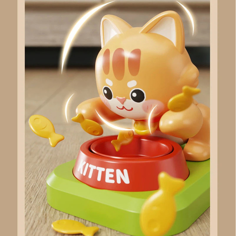 สัตว์เลี้ยงเด็กน่ารักเล่นตลกของเล่นสําหรับปกป้องอาหารแมวกัดมือแม่น้ําม้าเกมสก์ท็อปของเล่นเพื่อการศึกษาสําหรับเด็กชายและเด็กหญิง