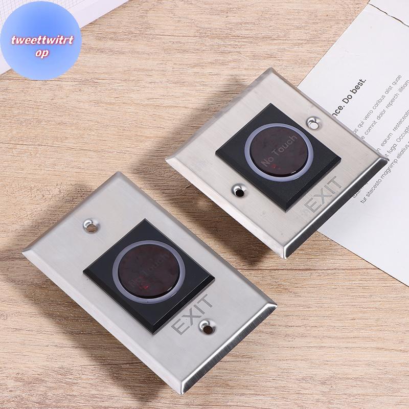 DOUSUN Touch Square สแตนเลสโลหะประตู Release Exit ปุ่ม Touchless IR Contactless อินฟราเรด Enhanced Hygiene TH
