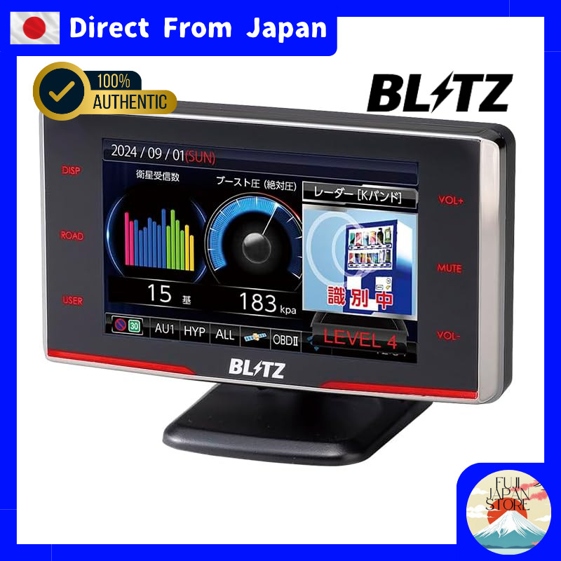 BLITZ Laser Radar Detector Touch-LASER TL314R 3.1inch GPS Laser & Radar Detector MSSS Support Black
