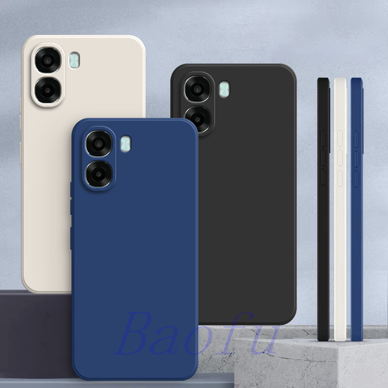 เคส OPPO A6T / A6T Pro เคสซิลิโคนสีพื้นเรียบง่าย YT