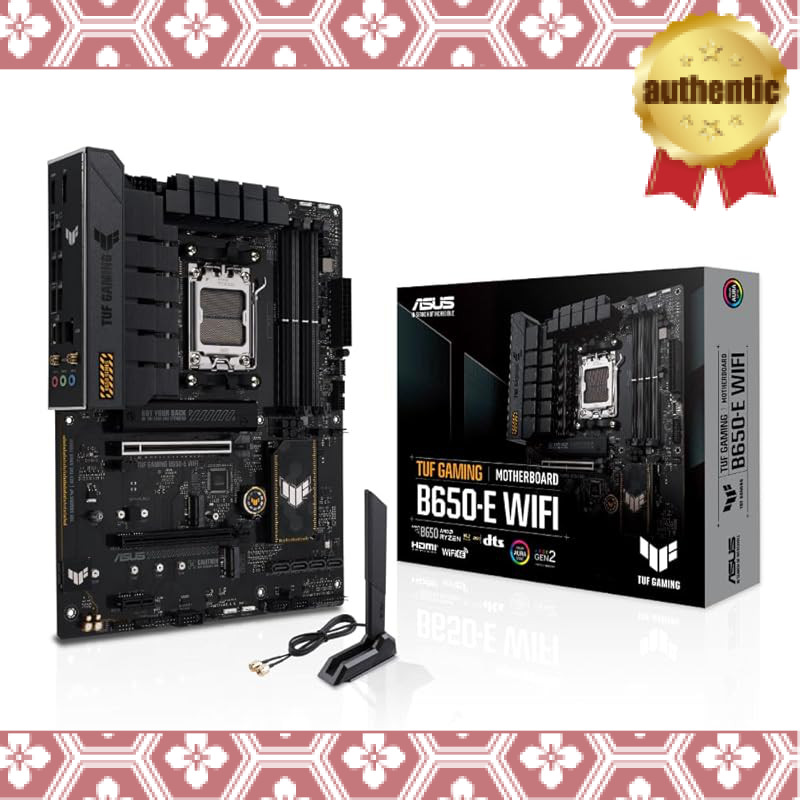 ASUS TUF GAMING B650-E WIFI AM5 Compatible Motherboard for AMD Ryzen 7000 Series with B650, ATX / Do