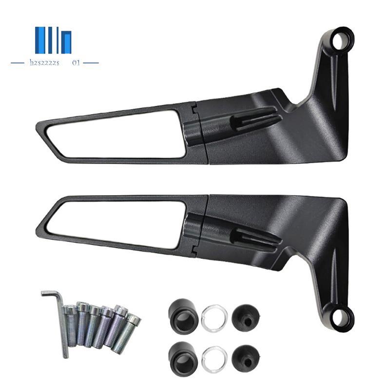 กระจกมองหลังรถจักรยานยนต์ปรับลมปีกด้านข้างกระจกเข้ากันได้สําหรับ Z400, Z650, Z900, Z1000