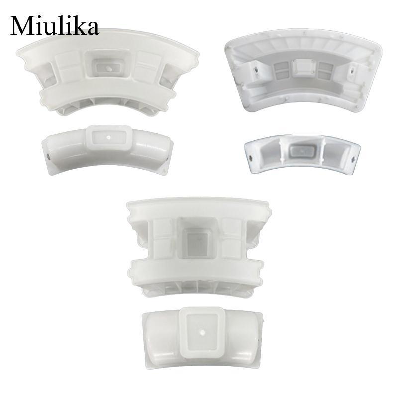 Miulika Shaft Wall Block Mould รอบพลาสติกคอนกรีต Block Maker สวนกลางแจ้ง Pavers Mould สําหรับ DIY โค