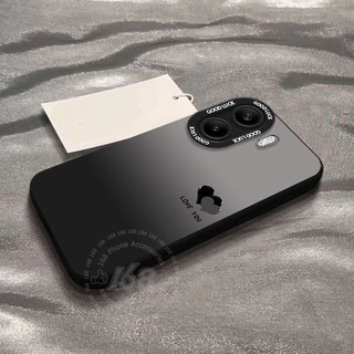 เคส OPPO A6X A6S A6t A6 เคส OPPO A6t Pro เคสไล่สีรูปหัวใจ กันกระแทก พร้อมที่ป้องกันเลนส์กล้อง หนังสายนำโทรศัพท์ ซิลิโคนด้านนุ่มกันลายนิ้วมือ สำหรับเด็กผู้ชาย เด็กผู้หญิง และนักเรียน