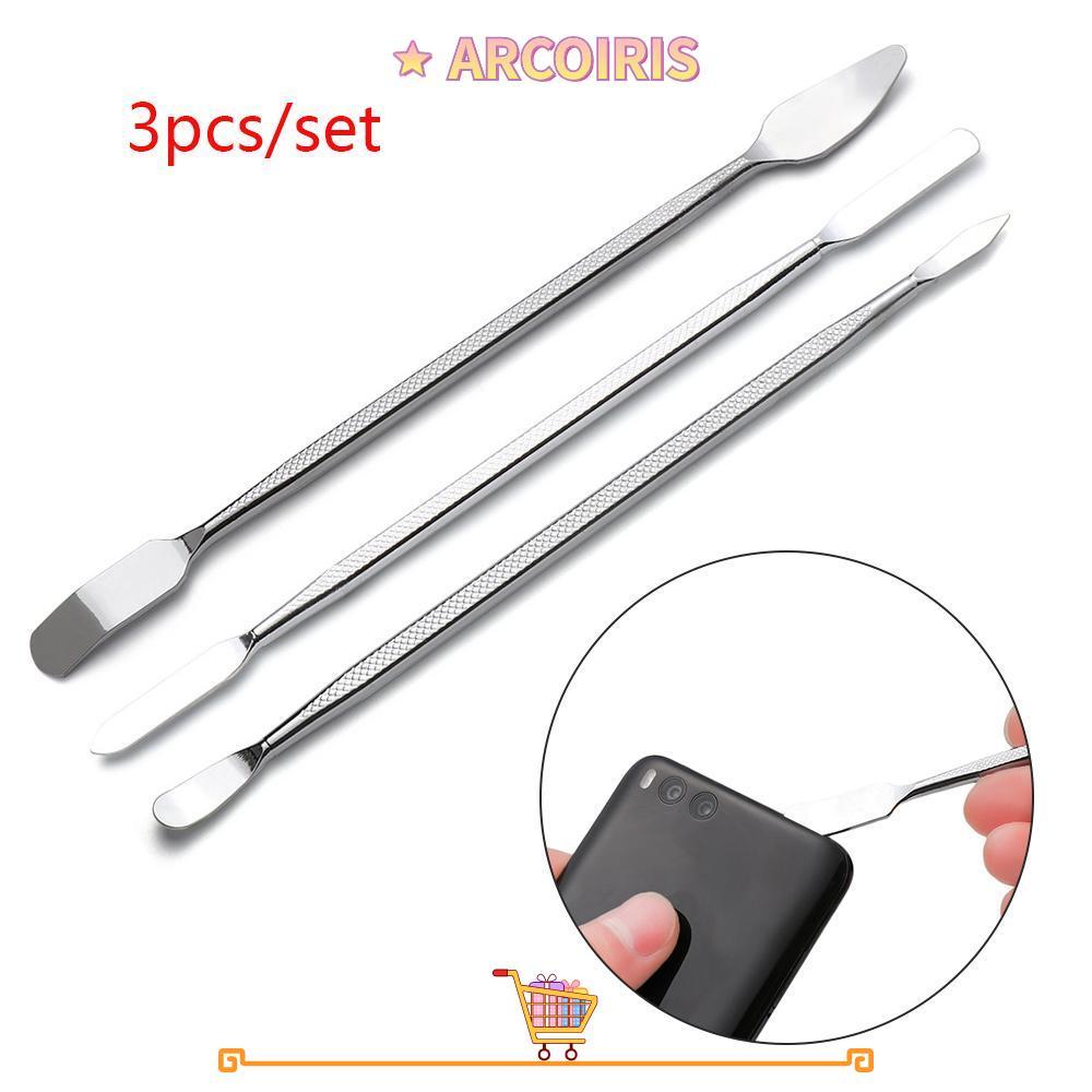 ARCOIRIS 1/3 ชิ้น Pry Bar เปิดโลหะหักโทรศัพท์เปิดหน้าจอกาวกําจัดแล็ปท็อปแท็บเล็ตซ่อม