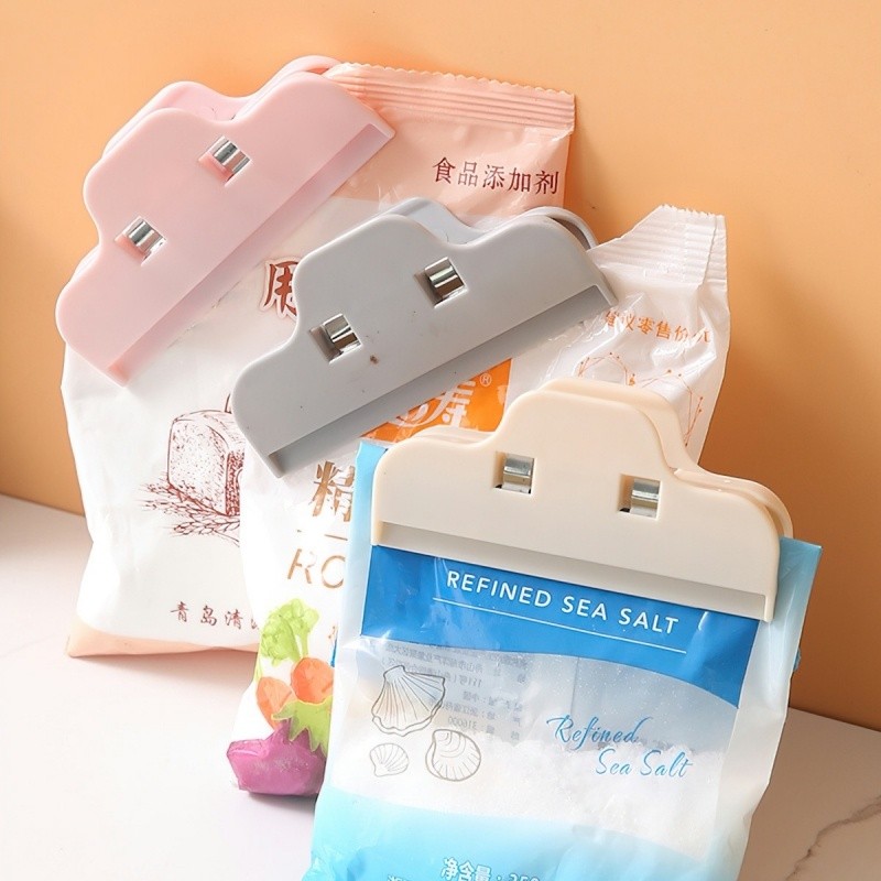 แพคเกจคลิปถุงเก็บปากช่วยหลีกเลี่ยงความชื้นอาหารตะขอขนาดใหญ่รูปแบบปิดผนึกคลิป-เอ๊ะ610