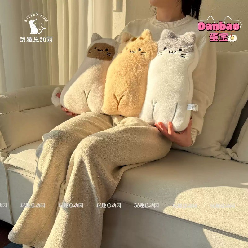 DANBAORow of ลูกแมวของเล่นตุ๊กตาขี้เล่น Puppy Sleeping กอดตุ๊กตานุ่มแมวยาวตุ๊กตาสัตว์ชุดสําหรับโซฟาตกแต่งน่ารักของขวัญวันเกิดสําหรับเด็กชายหญิง-20 ราคา ถูกที่สุด ดีลบีเคเค แกลเลอรีภาพที่ 5