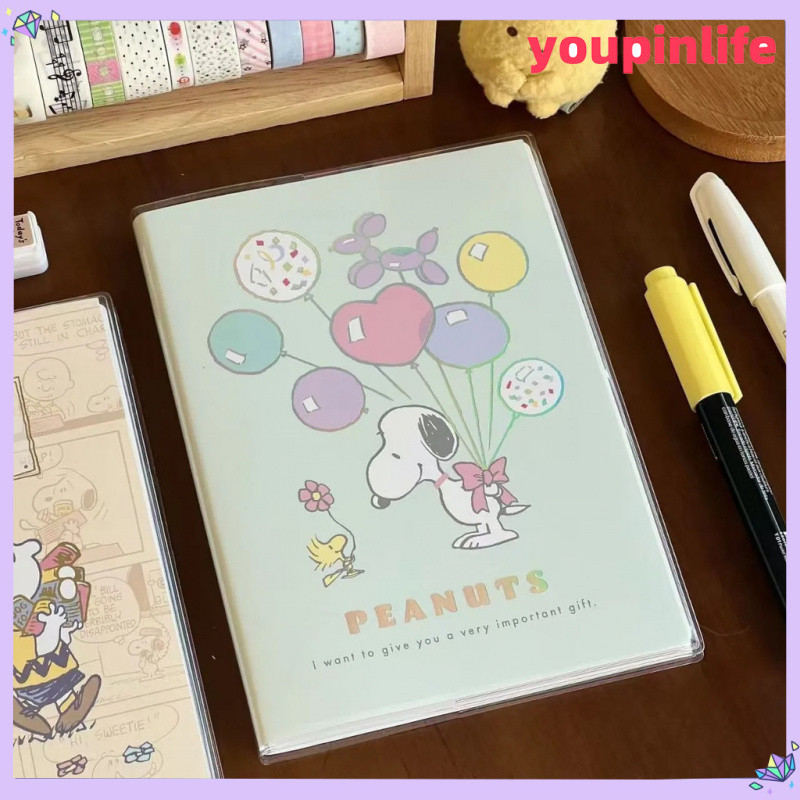 2026 Snoopy Planner สีหน้าด้านในเรียงรายวารสารน่ารัก Snoopy Planner Notebook Snoopy Notebook/Diary/P
