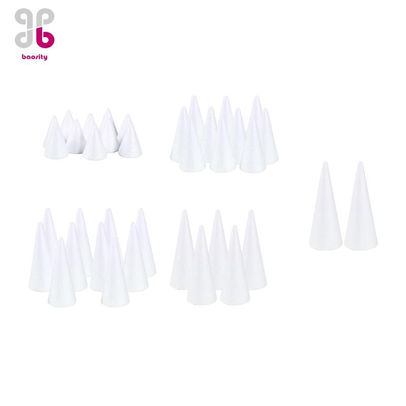 [Baosity] Foam Cone Craft DIY Craft Material Party Supply Accessories Table Centerpiece