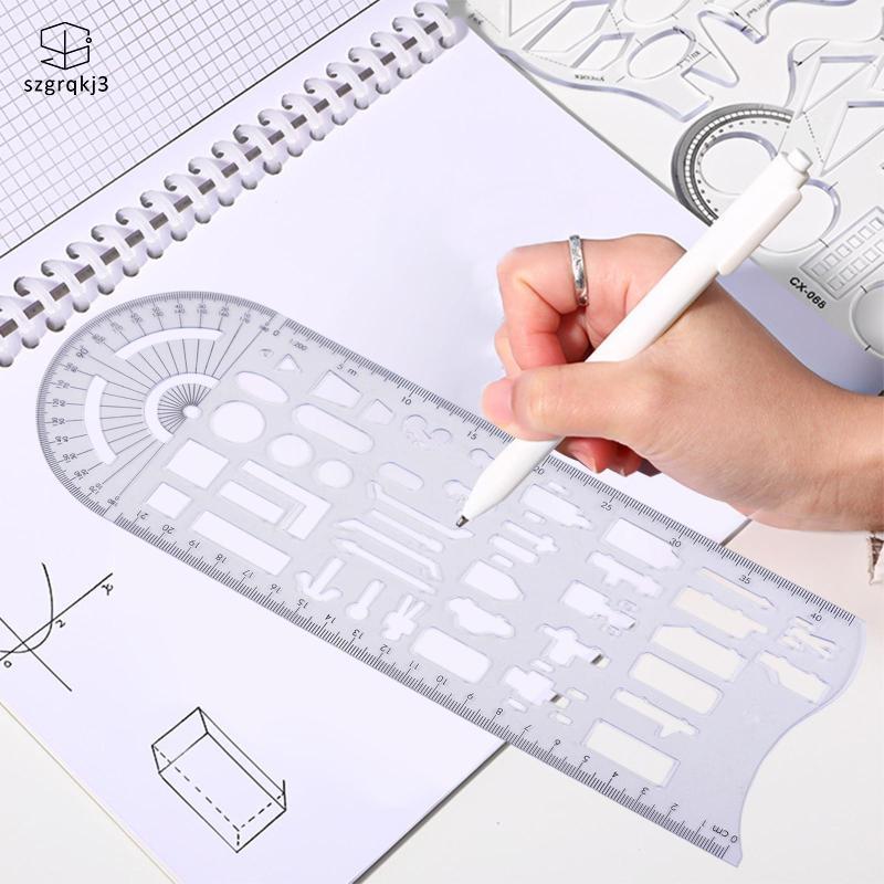 [szgrqkj3] Accident Symbols Drawing Ruler Accident Drawing Template Geometric Drawings Stencils