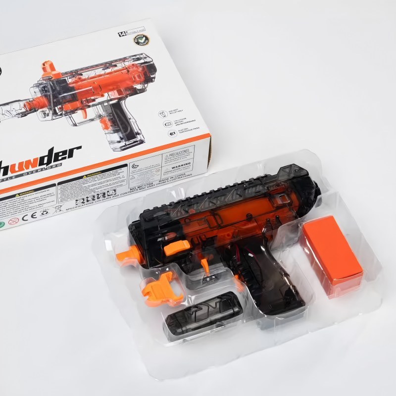 ปืนของเล่น MP7 ปืนยิงกระสุนนุ่ม ของขวัญปีใหม่