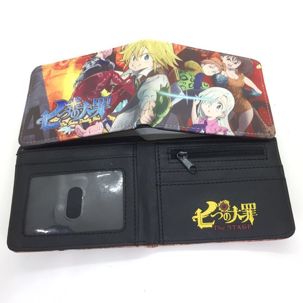 MFAT กระเป๋าสตางค์ผู้ชาย Seven Original Sins Seven Deadly Sins Meliodas Wallet