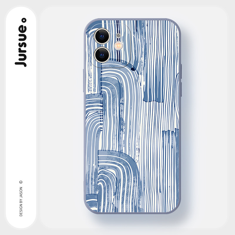 JURSUE เคสไอโฟน เคสนุ่มกันกระแทก สไตล์วินเทจ ศิลปะนามธรรม เคสโทรศัพท์ for iPhone 17 Air 16 15 14 13 12 11 Pro Max SE 2020 X XR XS 8 7 Plus พลัส MZ50294Q -S