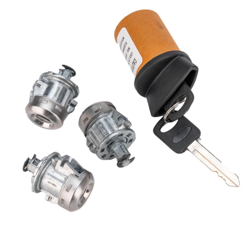 ชุดล็อคสวิตช์จุดระเบิดประตู Trunk ล็อคกระบอกสําหรับ Navigator Ford F-150 250 1L3Z-11582-A 5070032