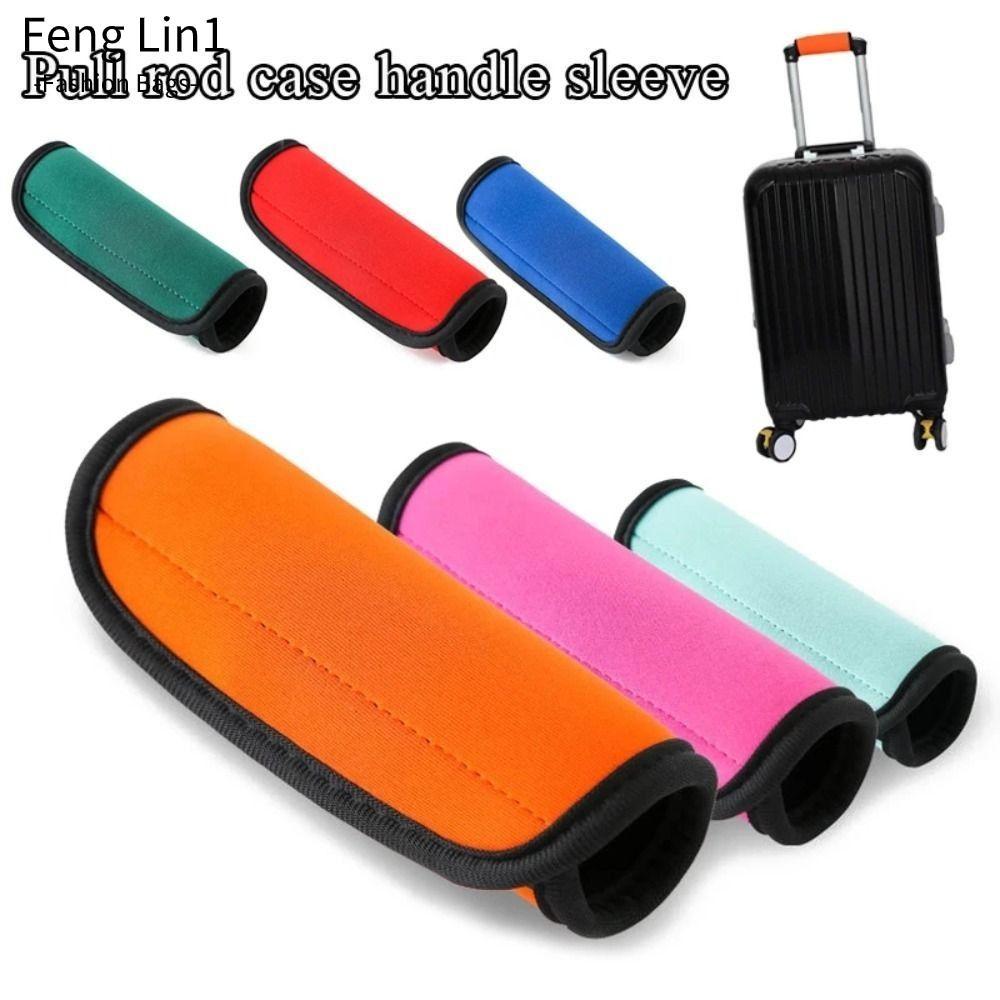 ผ้าพันมือจับกระเป๋าเดินทาง Neoprene สีทึบ นุ่ม สบายมือ สำหรับการท่องเที่ยว
