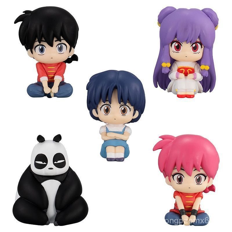 สินค้าจํานวนมากของแท้ Ranma รูปแคปซูลของเล่น Saotome มาถึงที่ Shanpu รูปเครื่องประดับ Xuanma พร้อมสต