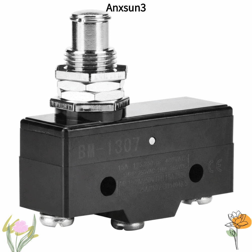 ANXSUN3 Micro Switch, Silver Contacts 250V 15A Momentary Limit Switch,|การนําไฟฟ้าที่ดีที่อยู่อาศัยพ