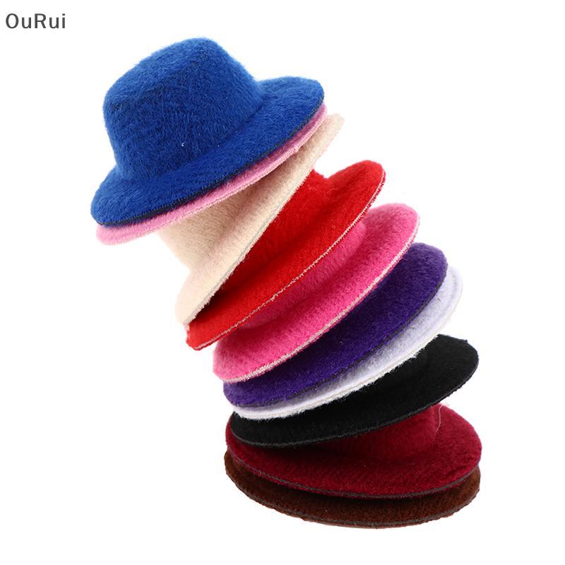 [B&C] 5 ชิ้น 1:12 Dollhouse Miniature Hat Mini Dolls Hat Dolls House Accessories {th}