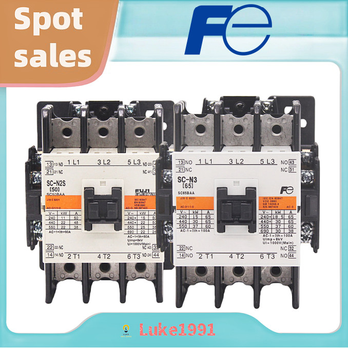 FUJI AC Contactor SC-N3 SC-N2S SC-N2 SC-N1 SC-N4 ใหม่เอี่ยม AC220V110V380V