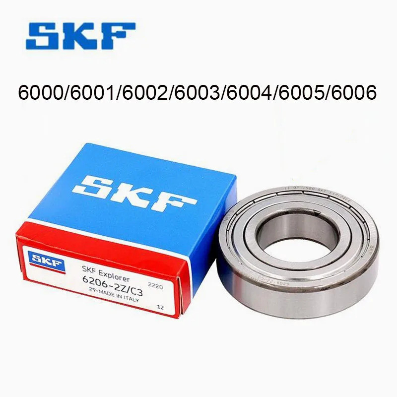 สวีเดนต้นกําเนิด SKF แบริ่ง 2/5PCS แบริ่งบอลร่องลึกสําหรับจักรยานแบริ่ง 6000 6001 6002 6003 6004 600