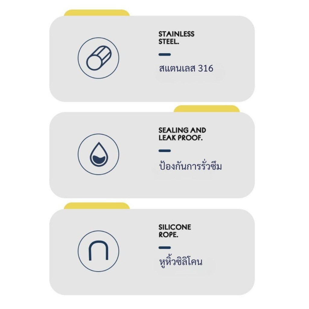 DODGE กระบอกน้ำสแตนเลสแบบเทดื่ม 750ml / 1000ml เก็บร้อนเย็น มีหูหิ้ว ฝาปิดแน่น สีมินิมอล - รูปที่ 7