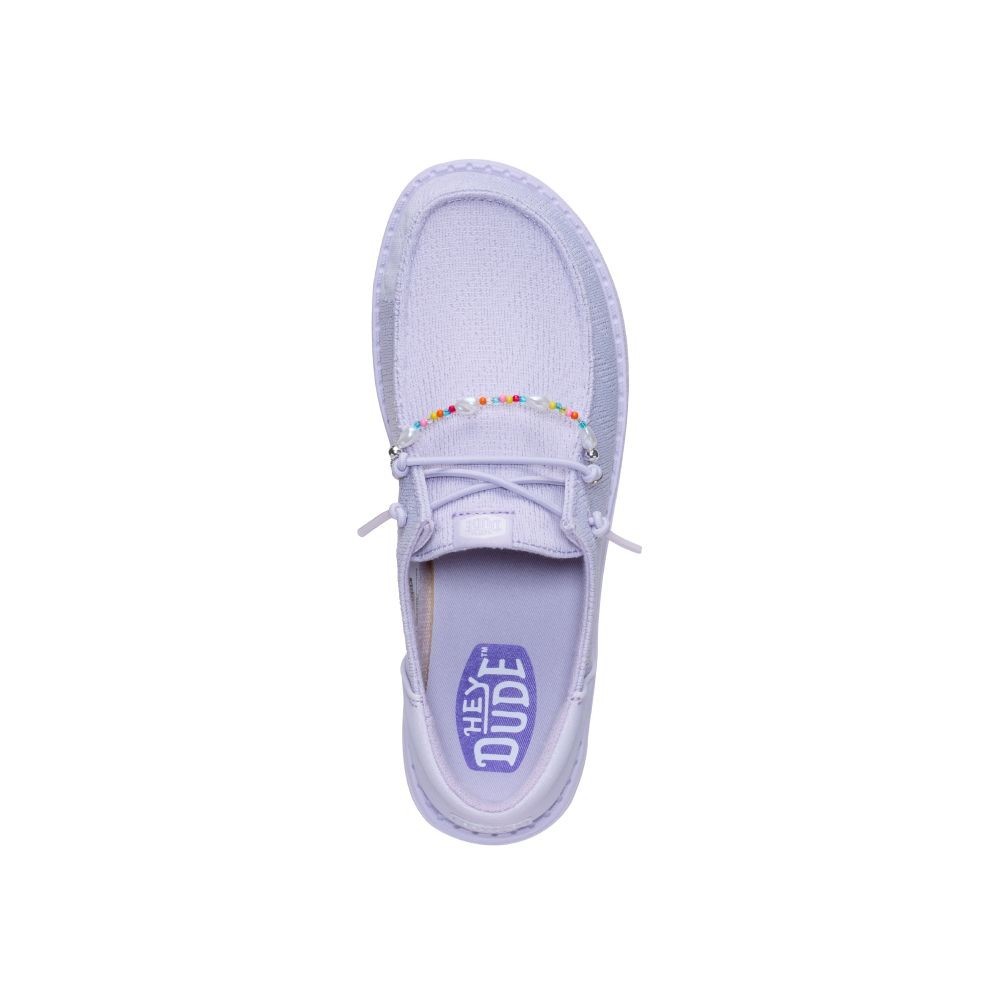 HEYDUDE รองเท้าลำลองผู้หญิง WENDY FUNK MESH SHOELRY รุ่น 44242-5CH -  THISTLE PURPLE - รูปที่ 2