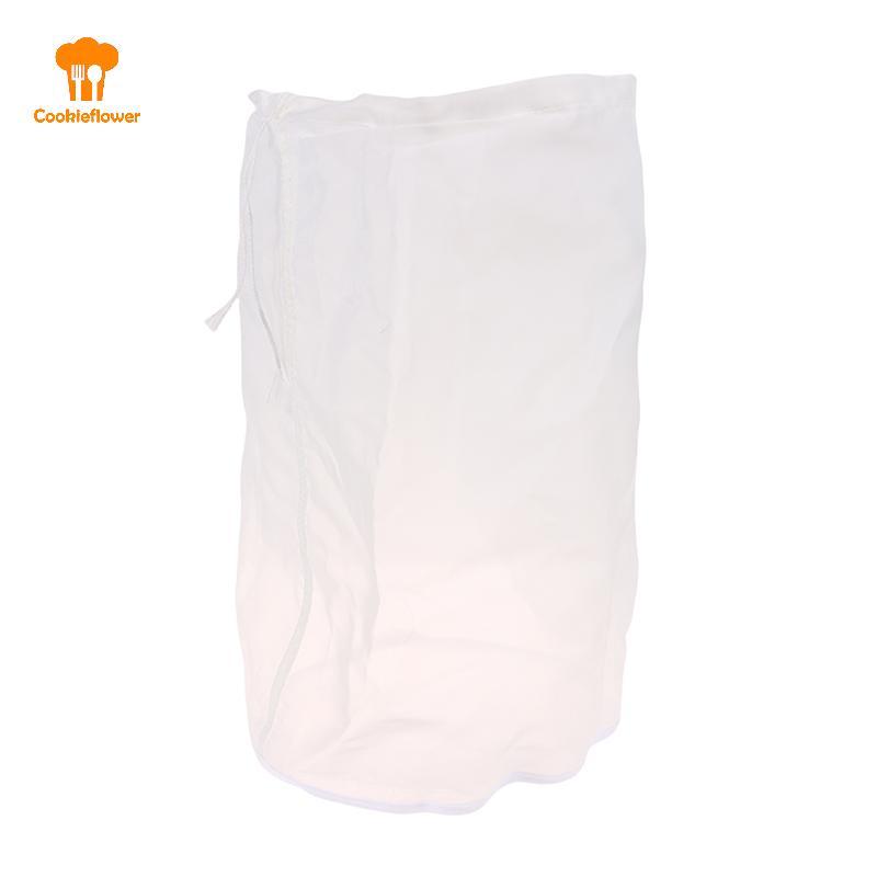 CKFR 2 ขนาด 100 ตาข่ายเบียร์ไนลอนกรองกระเป๋าReusableตาข่ายสุทธิความเครียดสําหรับMilk HopsชาBrewingบ้