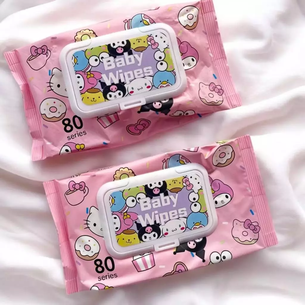 สุดคุ้ม ทิชชู่เปียก 10ห่อ Baby Wipes 1 ห่อ 30แผ่น ผ้าเช็ดทำความสะอาด ห่อเล็ก