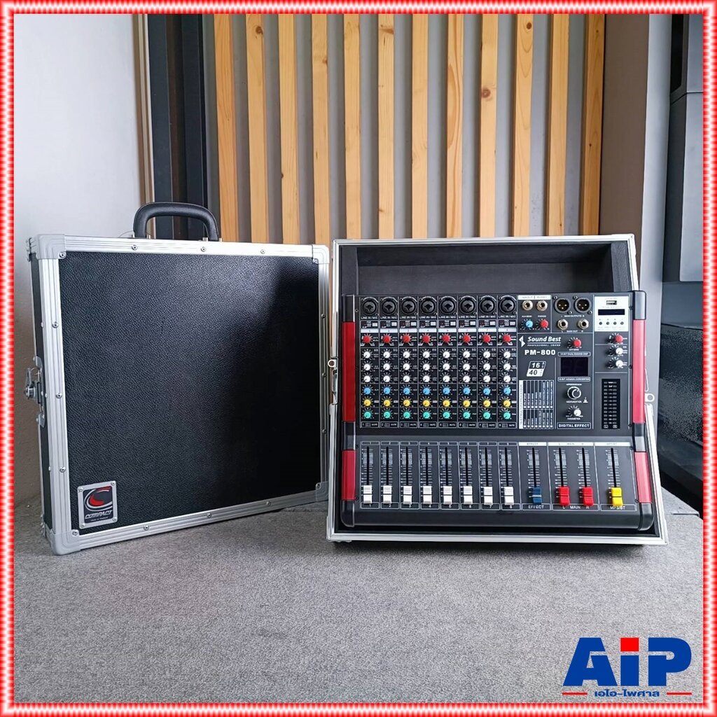 ราคาเฉพาะกล่องRACKไม่รวมมิกเซอร์ RACK SOUNDBEST PM-800 สีดำ COMPACT คอมแพ็ค แร็คใส่มิกซ์ กล่องใส่มิกซ์ SOUNDBEST ซาวด...
