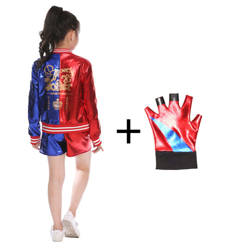 ชุดคอสเพลย์ฮาร์เลย์ ควิน จาก Suicide Squad ขนาดเด็ก สินค้าพร้อมจัดส่ง