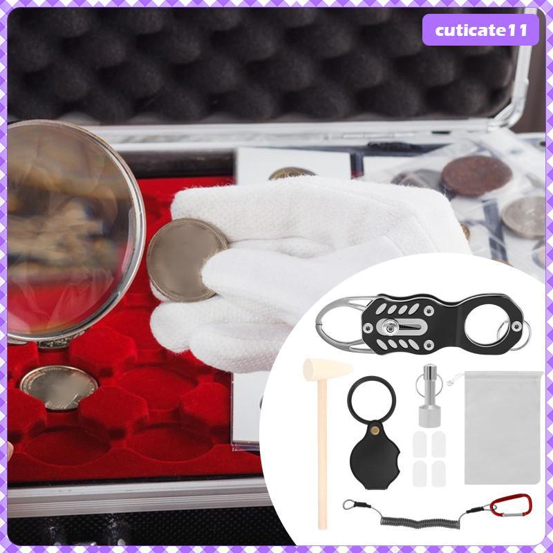 [Cuticate1] Pocket Coin Ping Test Stainless Steel Resonance Test Kit for Gold Silver Coin Authentici