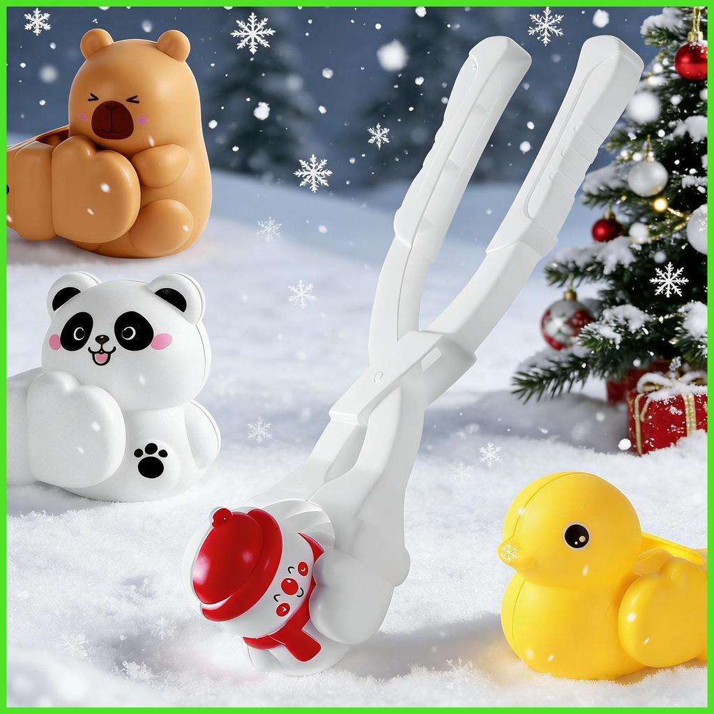Snow Ball Makers สําหรับเด็กการ์ตูน Capybara แม่พิมพ์น้ําแข็งเครื่องมือ Snow Ball Maker เครื่องมือสํ