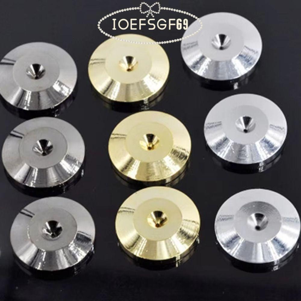 IOEFSGF69 ลําโพง Spikes, Gold Copper Speaker Feet Pad, Copper Speaker Spike Base Pad Feet DVD Player