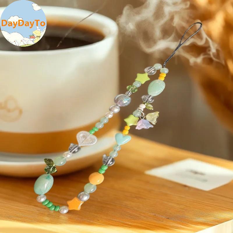DayDayTo Vintage Phone Charm Strap Anti-Lost Fashion Pendant Portable Phone Case Lanyard VN