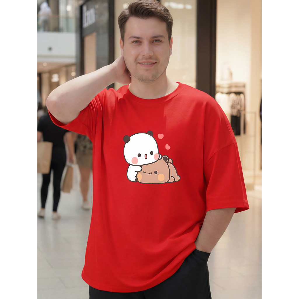 2Y909 [AIYOU] Lelaki Baju T เสื้อผู้ชาย TShirt XL-5XL ขนาดใหญ่ผู้ชายเสื้อยืดรอบคอสไตล์เกาหลีเสื้อผ้า
