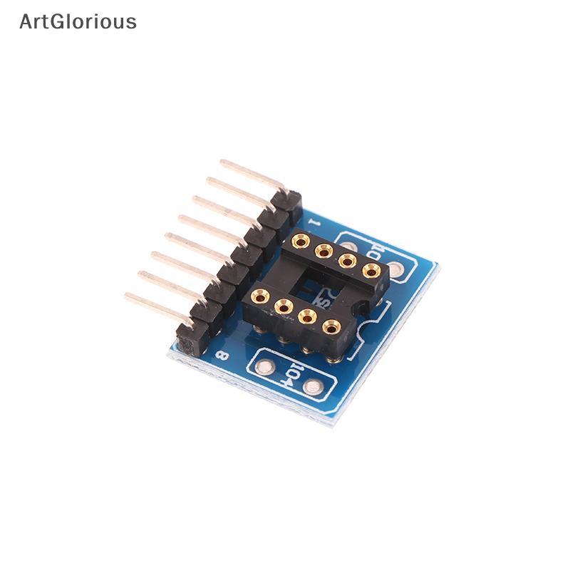 Art Single-row ZIP SIP8 Paage แปลงเป็น Dual-row DIP8 Soet NJM5532 4558 4560 4580 4565 2114L HIFI Aud